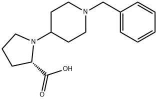 (S)-N-[4'-BENZYL)PIPERIDINO]PROLINE
|1-[1-(苯甲基)-4-哌啶基]-L-脯氨酸