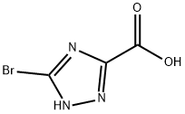 5-BROMO-1H-1,2,4-TRIAZOLE-3-CARBOXYLIC ACID Struktur