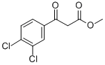 3-(3,4-DICHLOROPHENYL)-3-OXO-PROPIONIC ACID METHYL ESTER, 677326-67-9, 结构式