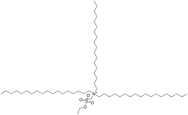 ethyltri(octadecyl)ammonium ethyl sulphate Struktur