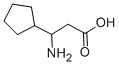 3-AMINO-3-CYCLOPENTYL-PROPIONIC ACID Structure