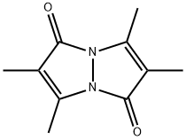 2,3,6,7-Tetramethyl-1,5-diazabicyclo[3.3.0]octa-2,6-diene-4,8-dione 结构式