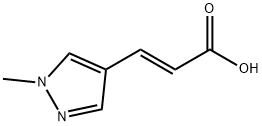 (2E)-3-(1-METHYL-1H-PYRAZOL-4-YL)ACRYLIC ACID Struktur
