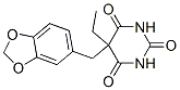 5-Ethyl-5-piperonyl-2,4,6(1H,3H,5H)-pyrimidinetrione Struktur