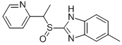 2-[(1-(2-PYRIDINYL)-ETHYL)SULFO]-5-METHYLBENZIMIDAZOLE Structure