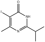 5-IODO-2-ISOPROPYL-6-METHYL-PYRIMIDIN-4-OL Struktur