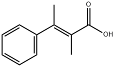 (E)-2-Methyl-3-phenylbut-2-enoic acid 结构式