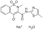 MELOXICAM SODIUM SALT HYDRATE Structure