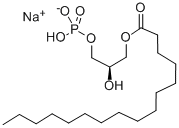(1-PALMITOYL)-L-ALPHA-LYSOPHOSPHATIDIC ACID NA Struktur