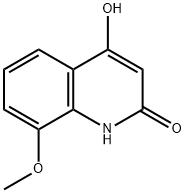 2,4-DIHYDROXY-8-METHOXYQUINOLINE Struktur