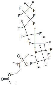 2-[메틸[(3,3,4,4,5,5,6,6,7,7,8,8,9,9,10,10,11,11,12,12,13,13,14,14,14,XNUMX-펜타코사플루오로테트라데실)술포닐]아미노]에틸아크릴레이트