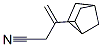 beta-methylenebicyclo[2.2.1]heptane-2-propiononitrile Struktur