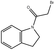 2-bromo-1-(2,3-dihydro-1H-indol-1-yl)-1-ethanone Structure