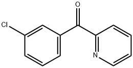 (3-氯苯基)-吡啶-2-基-甲酮, 73742-07-1, 结构式