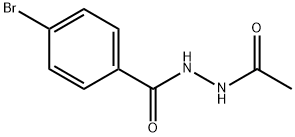 N'-(p-Bromobenzoyl)acetohydrazide Structure
