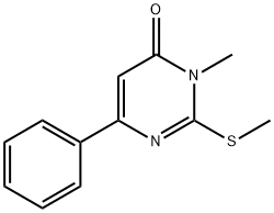 4(3H)-Pyrimidinone, 3-methyl-2-(methylthio)-6-phenyl-|