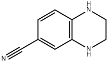 6-Quinoxalinecarbonitrile,  1,2,3,4-tetrahydro- Struktur