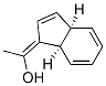 Ethanol, 1-(3a,7a-dihydro-1H-inden-1-ylidene)-, (1Z,3aalpha,7aalpha)- (9CI) Struktur