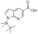 1-[(1,1-Dimethylethyl)dimethylsilyl]-1H-pyrrolo[2,3-b]pyridine-5-carboxylic acid