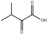 2-オキソ-3-メチルブタン酸 化学構造式