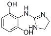 2-[(2,6-Dihydroxyphenyl)amino]-2-imidazoline Structure