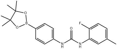 Urea, N-(2-fluoro-5-Methylphenyl)-N'-[4-(4,4,5,5-tetraMethyl-1,3,2-dioxaborola n-2-yl)phenyl]-