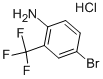 4-Bromo-alpha,alpha,alpha-trifluoro-O-to luidine hydrochloride, 98 Structure
