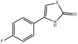4-(4-FLUOROPHENYL)-2(3H)-THIAZOLONE, 834885-06-2, 结构式