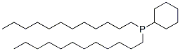 cyclohexyldidodecylphosphine Structure