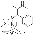 N,Α-二甲基-Β-[[(10R)-10-(三甲基硅基)-9-硼杂双环[3.3.2]癸-9-基]氧]-(ΑS,ΒS)-苯乙胺, 848618-13-3, 结构式