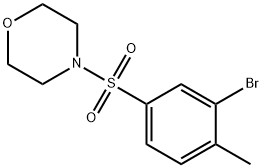 1-(3-BROMO-4-METHYLPHENYLSULFONYL)MORPHOLINE price.