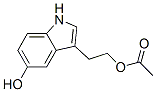 O-acetyl-5-hydroxytryptophol Struktur