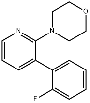 3-(2-fluorophenyl)-2-morpholinopyridine|