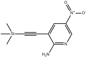 5-nitro-3-((trimethylsilyl)ethynyl)pyridin-2-amine|