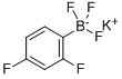 POTASSIUM 2,4-DIFLUOROPHENYLTRIFLUOROBO& Structure