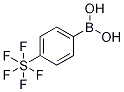 (4-(Pentafluoro-l6-sulfanyl)phenyl)boronic acid Struktur
