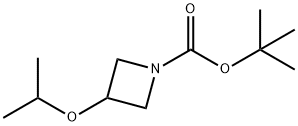 3-ISOPROPOXY-AZETIDINE-1-CARBOXYLIC ACID TERT-BUTYL ESTER Struktur