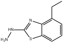 4-ETHYL-2(3H)-BENZOTHIAZOLONE HYDRAZONE Struktur
