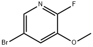5-Bromo-2-fluoro-3-methoxypyridine Structure