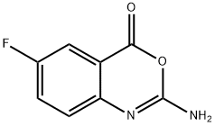 2-Amino-6-fluoro-4H-benzo[d][1,3]oxazin-4-one Structure