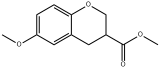 6-Methoxy-chroman-3-carboxylic acid methyl ester Structure