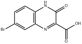 7-Bromo-3-oxo-3,4-dihydroquinoxaline-2-carboxylic acid Structure