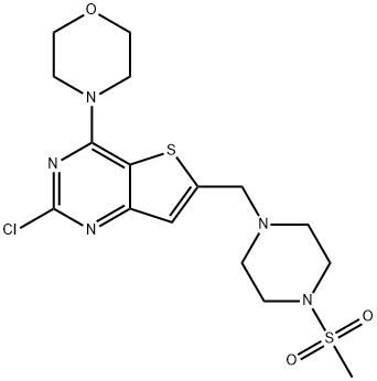 2-CHLORO-6-(4-METHANESULFONYL-PIPERAZIN-1-YLMETHYL)-4-MORPHOLIN-4-YL-THIENO[3,2-D]PYRIMIDINE