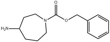4-氨基-1-CBZ-氮杂环庚烷, 885966-14-3, 结构式