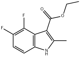 4,5-DIFLUORO-2-METHYLINDOLE-3-CARBOXYLIC ACID ETHYL ESTER
|4,5-二氟-2-甲基吲哚-3-甲酸乙酯