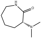 D(+)-ALPHA-DIMETHYLAMINO-EPSILON-CAPRO LACTAM) Struktur