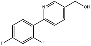 [6-(2,4-DIFLUOROPHENYL)PYRIDIN-3-YL]METHANOL Structure