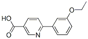 6-(3-Ethoxyphenyl)-nicotinic acid Struktur