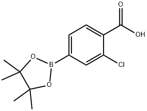 2-Chloro-4-(4,4,5,5-tetramethyl-1,3,2-dioxaborolan-2-yl)benzoic acid price.