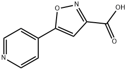 5-(4-Pyridyl)isoxazole-3-carboxylic Acid Structure